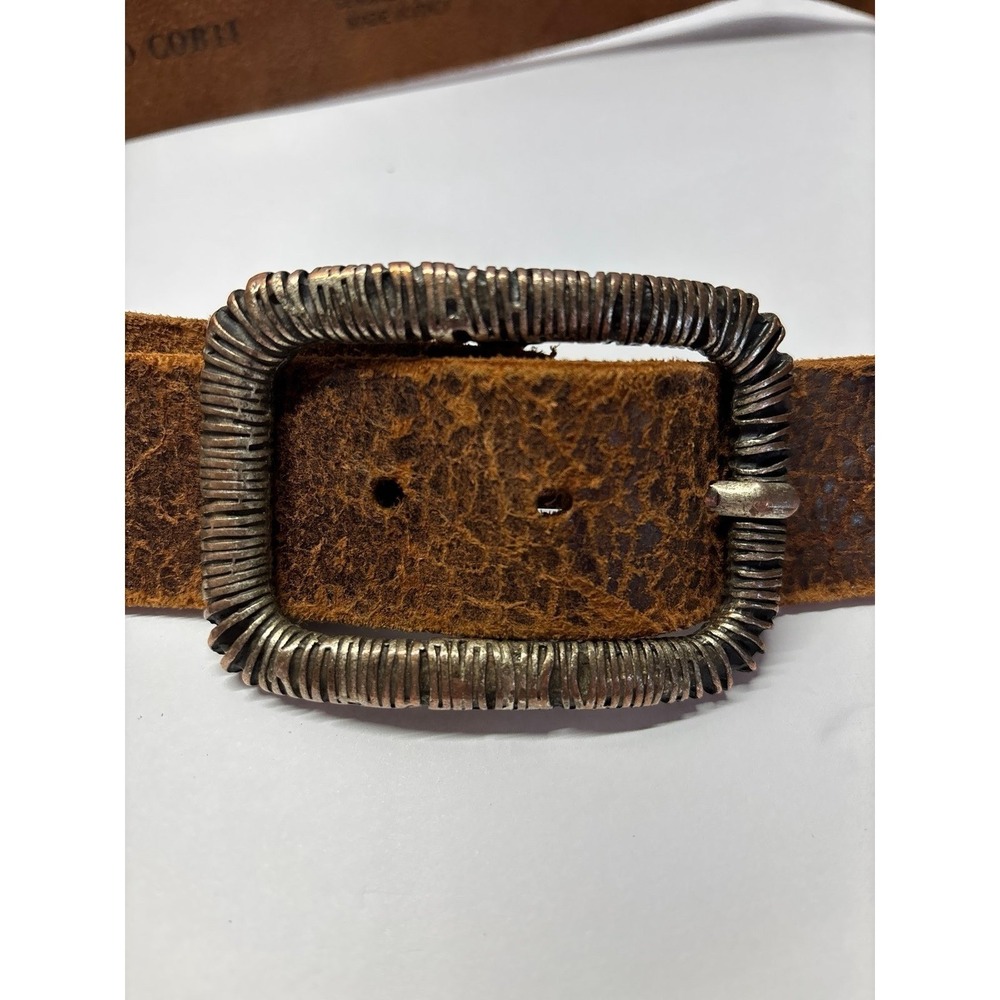 Fabio Cori double buckle Belt, Made in Italy (large) - Picture 3 of 8